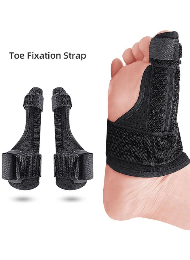 الورم مصحح كبير اصبع القدم مستقيم المطرقة تو الورم لتخفيف الآلام أروح مصحح جبيرة ورم منصات الورم تو هدفين اليمين + اليسار - Image 5